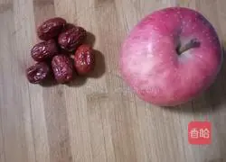 Apple and red date soup Illustration of how to do it 1