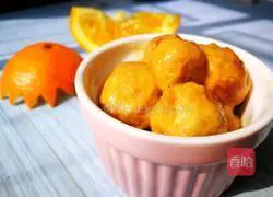 Illustration of how to make orange chicken balls 11