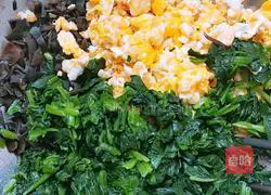 Spinach, fungus and egg pie recipe 5