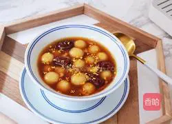 Illustration of how to make osmanthus brown sugar rice dumplings 14