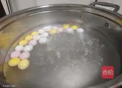 Illustration of how to make glazed glutinous rice balls 3