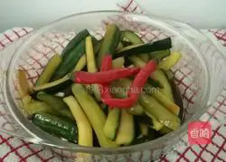 Illustration of how to make pickled cucumbers 7