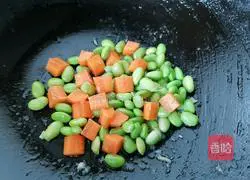 Illustration of Stir-fried Chicken with Edamame 7