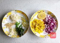 Illustration of how to make shrimp and tomato pasta 2