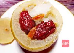 Fruit creative dish# Tremella snow pear cup recipe illustration 8