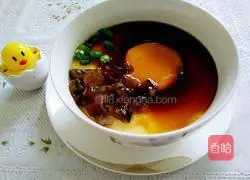 Illustration of how to make steamed sea cucumber custard 5