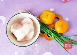 Persimmon meatball soup Illustration of how to do it 1