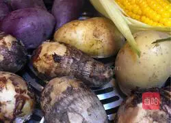 Illustration of how to make QQ fried taro balls 4