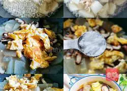 Winter Melon, Mushroom and Egg Soup Recipe Illustration 2