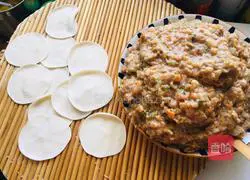 Illustration of how to make radish dumplings 8