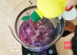 Recipe for white fungus and purple sweet potato soup Illustration 8