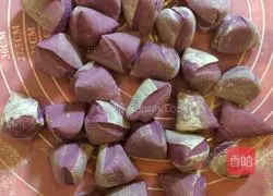 Illustration of how to make purple sweet potato buns 6