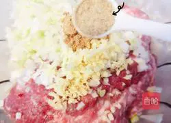 Illustration of making sophora dumplings 6