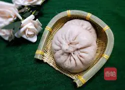 Illustration of how to make red bean and purple sweet potato buns 19