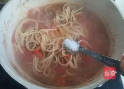 Tomato Beef Pasta Recipe Illustration 10