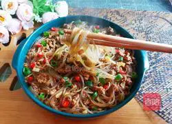 Illustration of how to make minced meat vermicelli 12