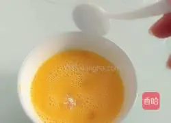 Illustration of how to make shrimp and egg custard 3