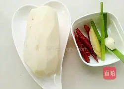 Illustration of how to make spicy and sour lotus root 1