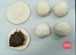 Milk-flavored red bean bun recipe 5