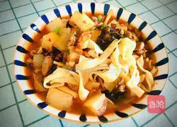 Illustration of hand-rolled mutton noodles 18