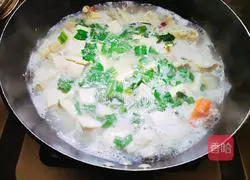 Illustration of how to make swimming crab tofu soup 8