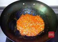 Illustration of how to make spaghetti with meat sauce 8