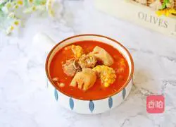 Tomato, Lotus Root and Spare Ribs Soup Illustration 12