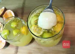 Illustration of how to make kumquat and passion drink 8