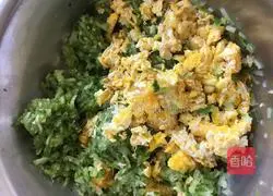 Illustration of how to make cucumber dumplings 9