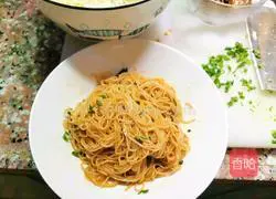 onion Illustration of cooking noodles with oil 7