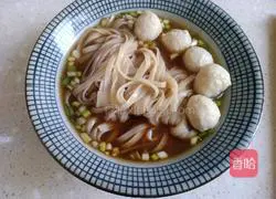 Illustration of how to make meatball noodle soup 7