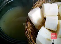 Illustration of how to make yam stewed with chicken soup 6