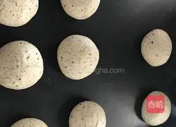 Steamed black sesame seeds Bagel bread recipe 4