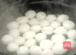 Illustration of how to make purple potato and osmanthus glutinous rice balls 7