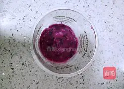 Illustration of how to make purple sweet potato and pumpkin yogurt cup 9