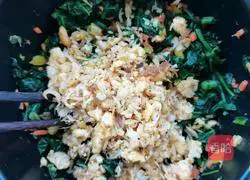 Illustration of how to make egg spinach zygotes 11