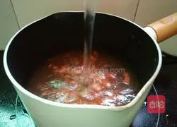 Illustration of how to make tomato and egg noodles 6