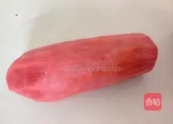 Illustration of how to make cold radish 1