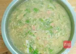 Illustration of how to make ham and vegetable soup 9