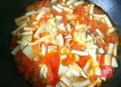 Illustration of how to make light tomato sauce, mushroom and tofu soup in summer 16