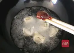 Illustration of how to make wonton soup 7