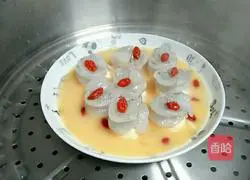 Illustration of how to make tofu, shrimp and steamed eggs 9