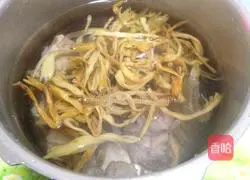 Day lily, ribs soup Practice illustration 6