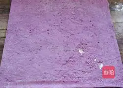 Illustration of how to make purple sweet potato two-color steamed buns 10