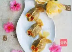 Illustration of how to make goldfish steamed dumplings 13