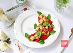 Illustration of how to stir-fry chicken breast with pepper 13