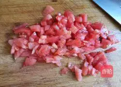 Tiger skin quail eggs in tomato sauce Illustration of how to do it 4