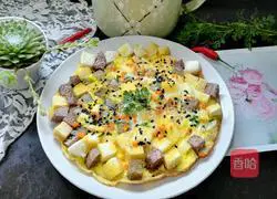 Illustration of how to make three-color steamed buns with fried eggs 8