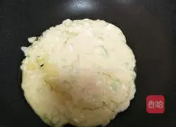 Illustration of how to make vegetable and egg pancakes 10