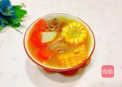 Corn Carrot Chicken Soup Recipe Illustration 15